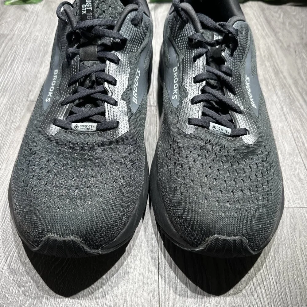 Brooks Ghost 16 GTX Men's Size 12.5 D (Medium) Running Shoes Black Ebony